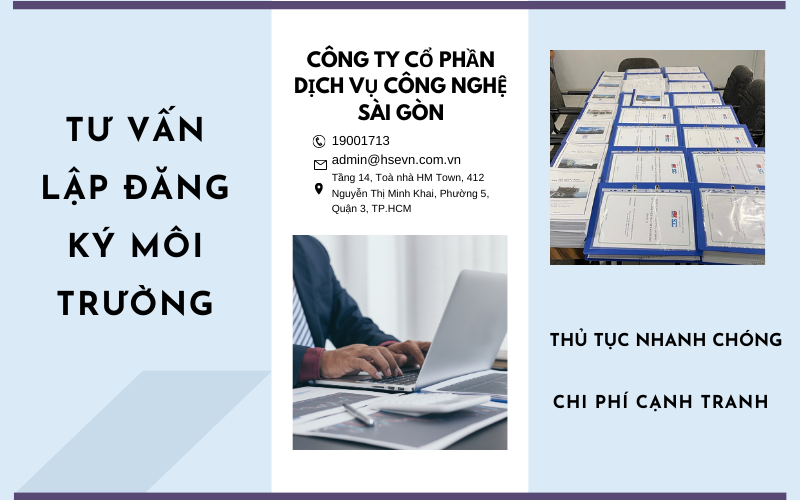 TƯ VẤN LẬP ĐĂNG KÝ MÔI TRƯỜNG