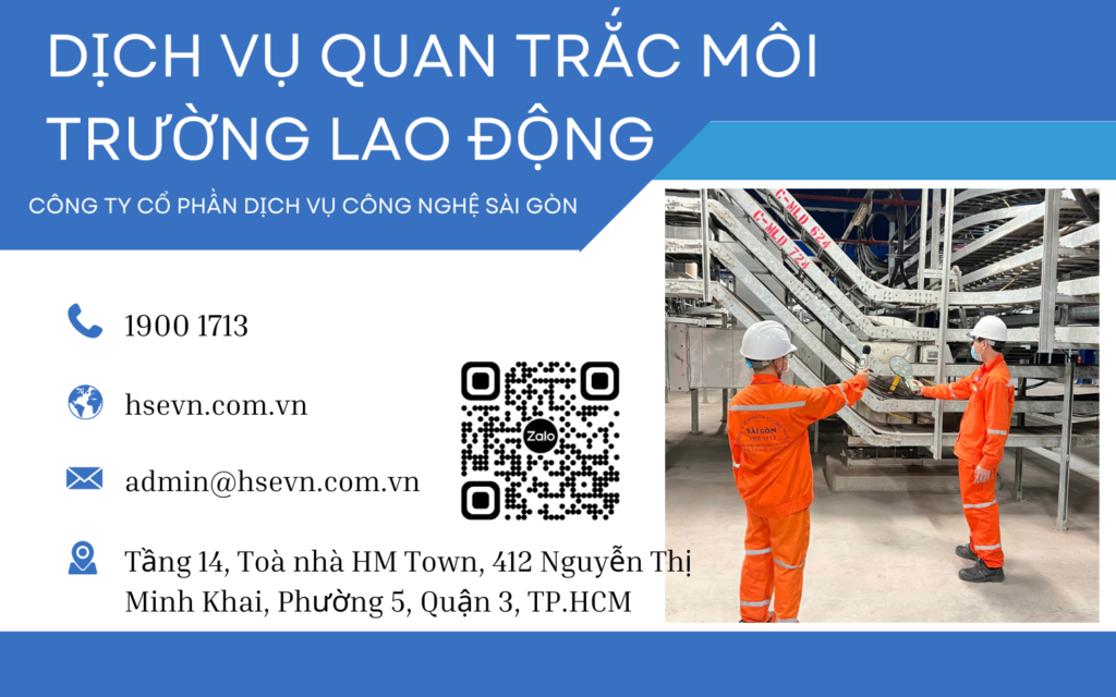 Dịch vụ quan trắc môi trường lao động